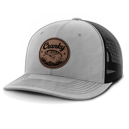 Cranky, Crankbait (round), Leather Patch Hat