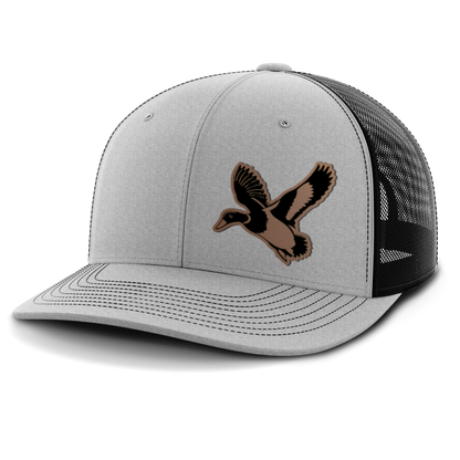 Mallard (left), Duck Hunting, Leather Patch Hat