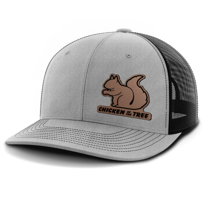 Chicken of the Tree, Squirrel Hunting, Leather Patch Hat
