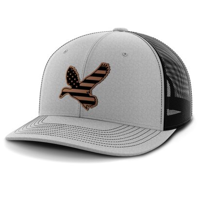 Duck Flag, Duck Hunting, Leather Patch Hat