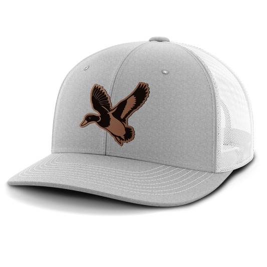 Mallard, Duck Hunting, Leather Patch Hat