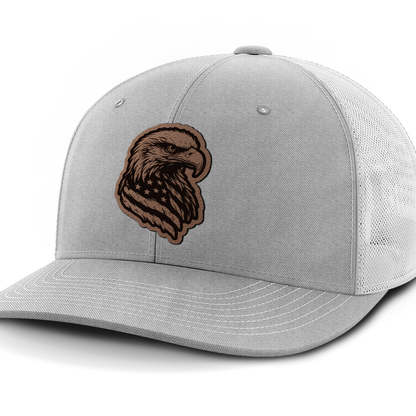 Eagle Flag, Leather Patch Hat