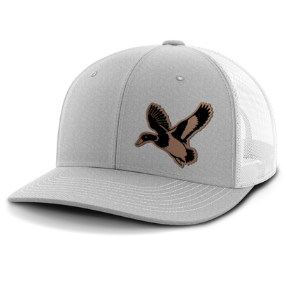 Mallard (left), Duck Hunting, Leather Patch Hat