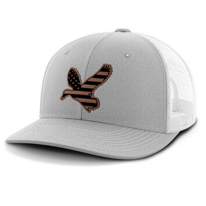 Duck Flag, Duck Hunting, Leather Patch Hat