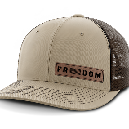 Freedom, Leather Patch Hat