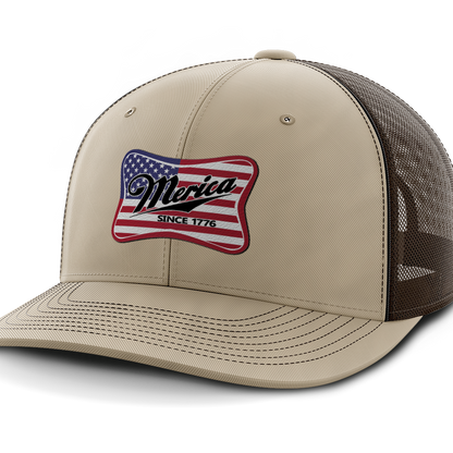 Merica, Leather Patch Hat