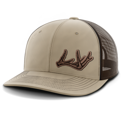 Antlers, Deer & Shed Hunting, Leather Patch Hat