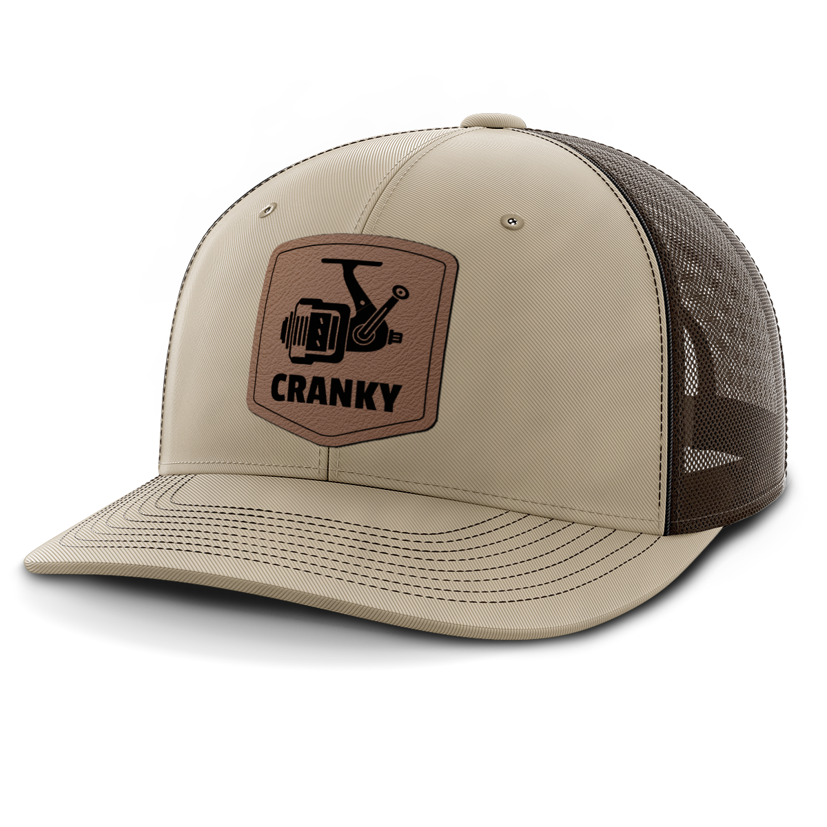 Cranky, Spinner, Leather Patch Hat