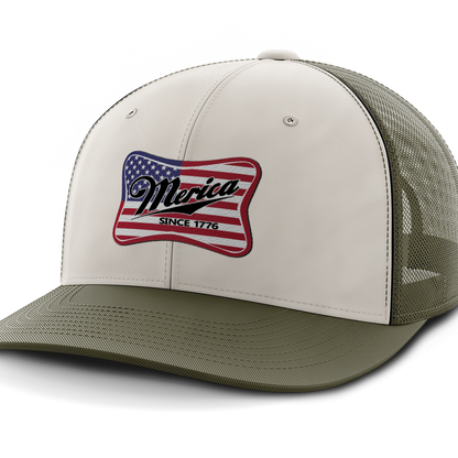 Merica, Leather Patch Hat