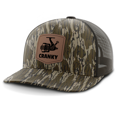 Cranky, Spinner, Leather Patch Hat