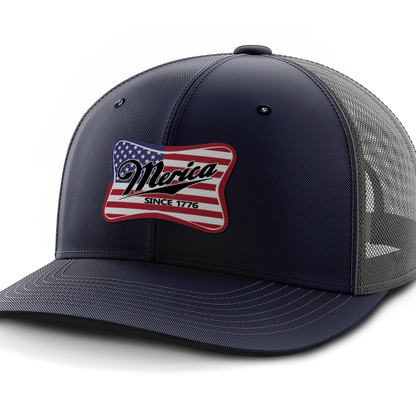 Merica, Leather Patch Hat