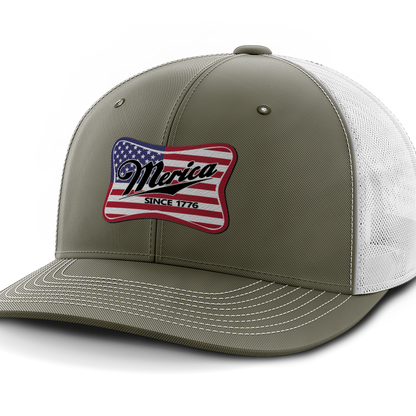 Merica, Leather Patch Hat